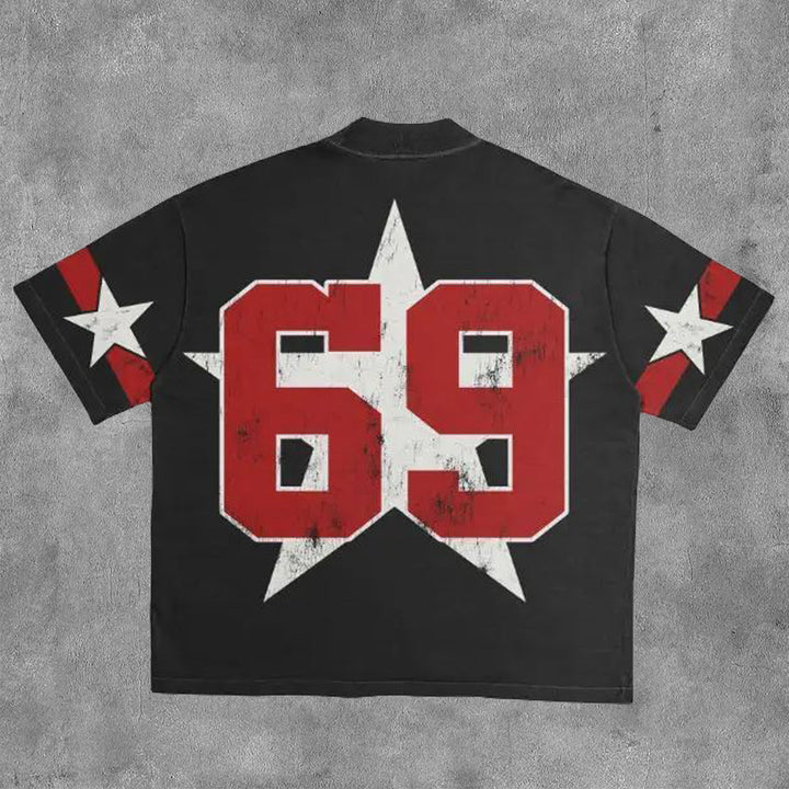 Star 69 Print Short Sleeve T-Shirt