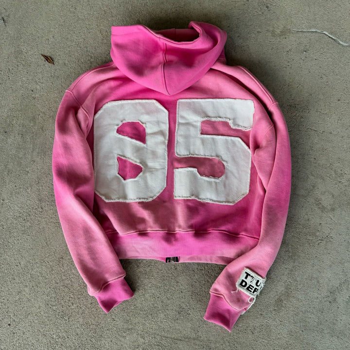 05 Casual Street Retro Zipper Hoodie