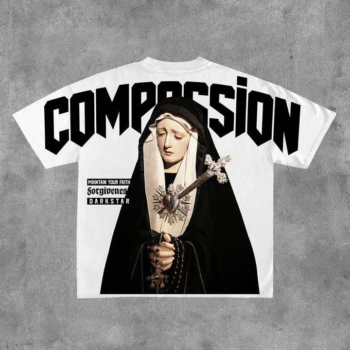 Compassion Print Short Sleeve T-Shirt