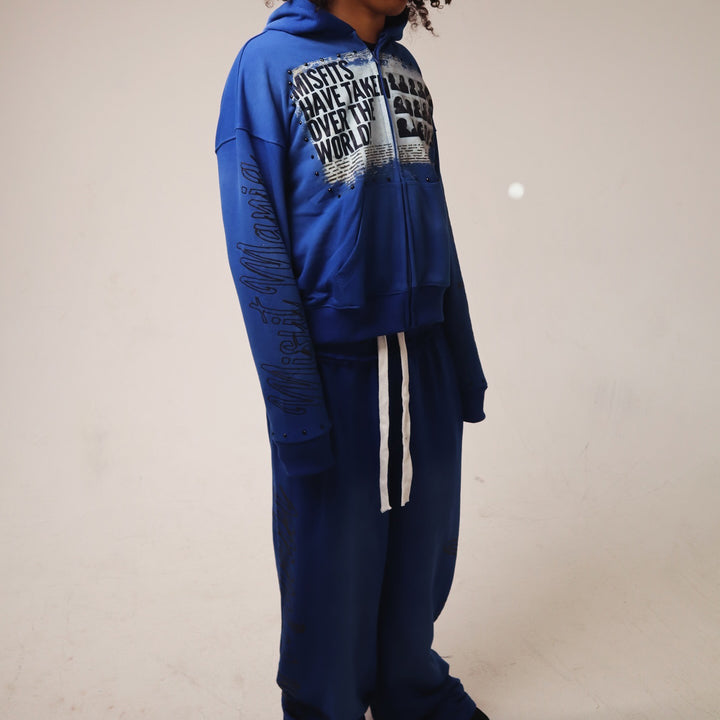 Thug Hoodie Trousers Two-Piece Set