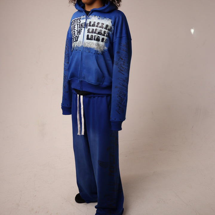 Thug Hoodie Trousers Two-Piece Set