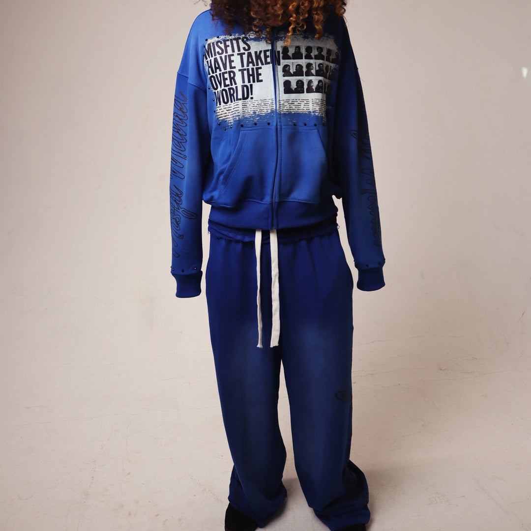 Thug Hoodie Trousers Two-Piece Set