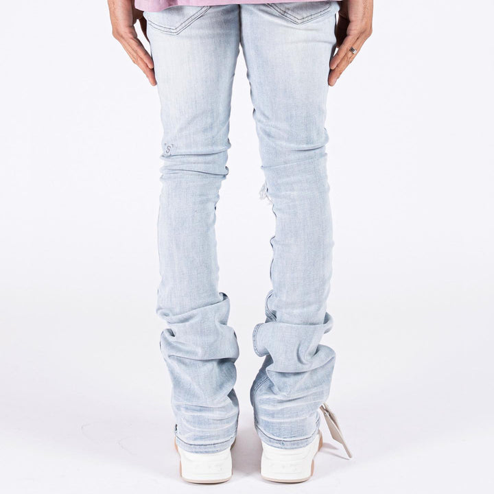 Micro-flared casual street denim