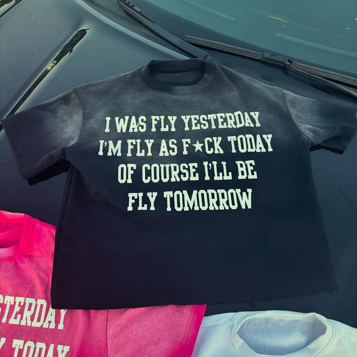 Fly Days Print Short Sleeve T-Shirt