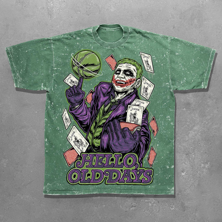 Joker Street Basketball Washed T-Shirt