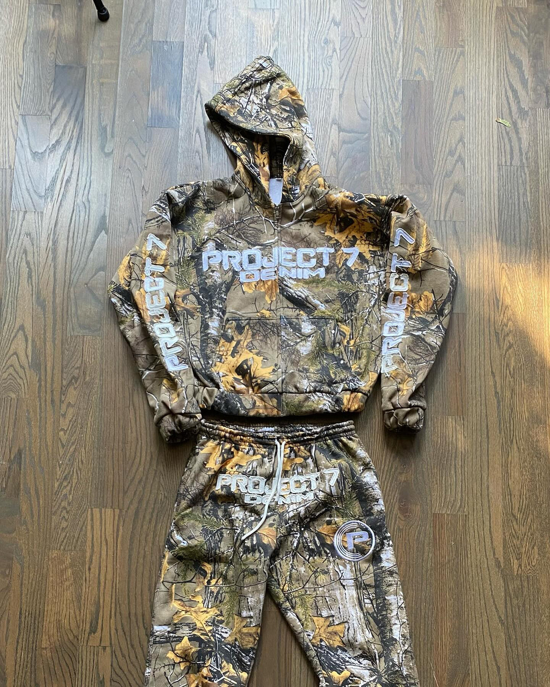 Camouflage Jungle Zip Hoodie Set