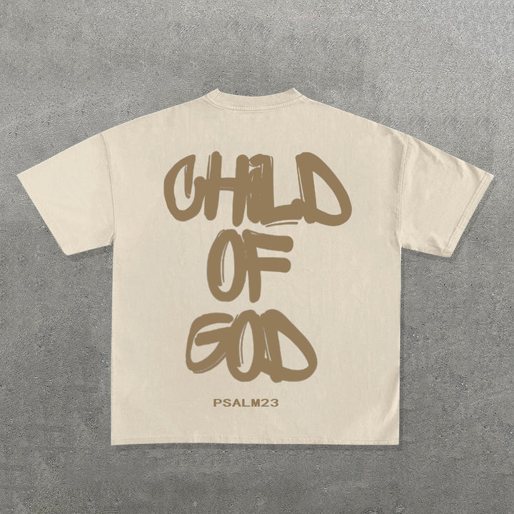 Child Of God Print Short Sleeve T-Shirt