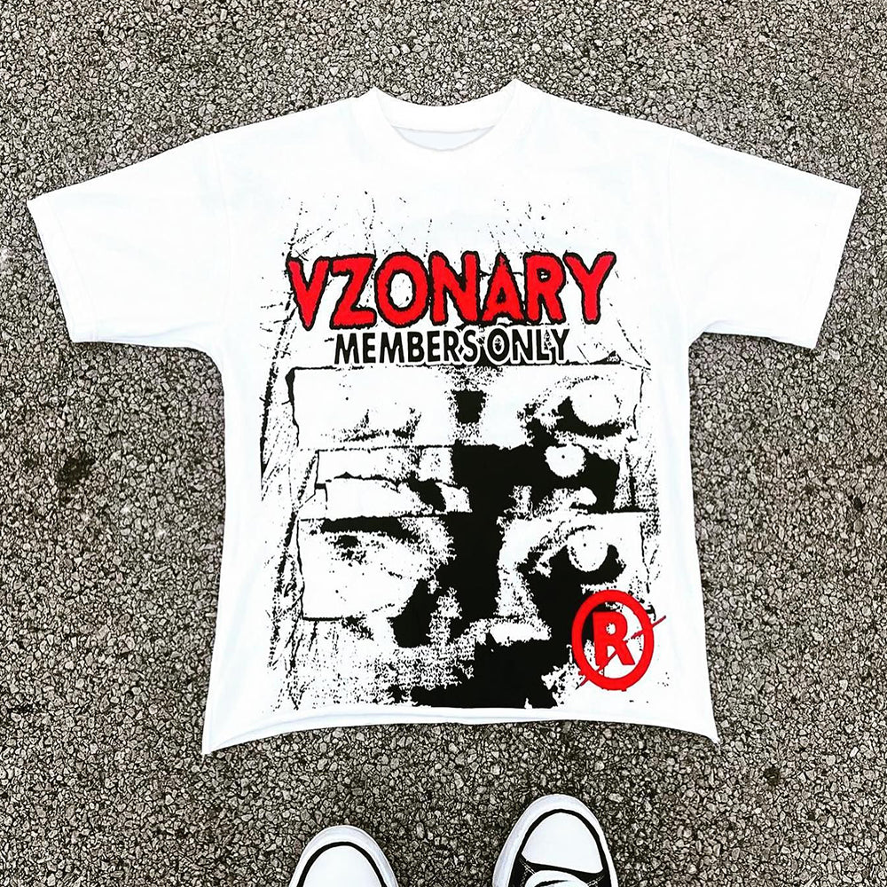 Vzonari Print Short Sleeve T-Shirt