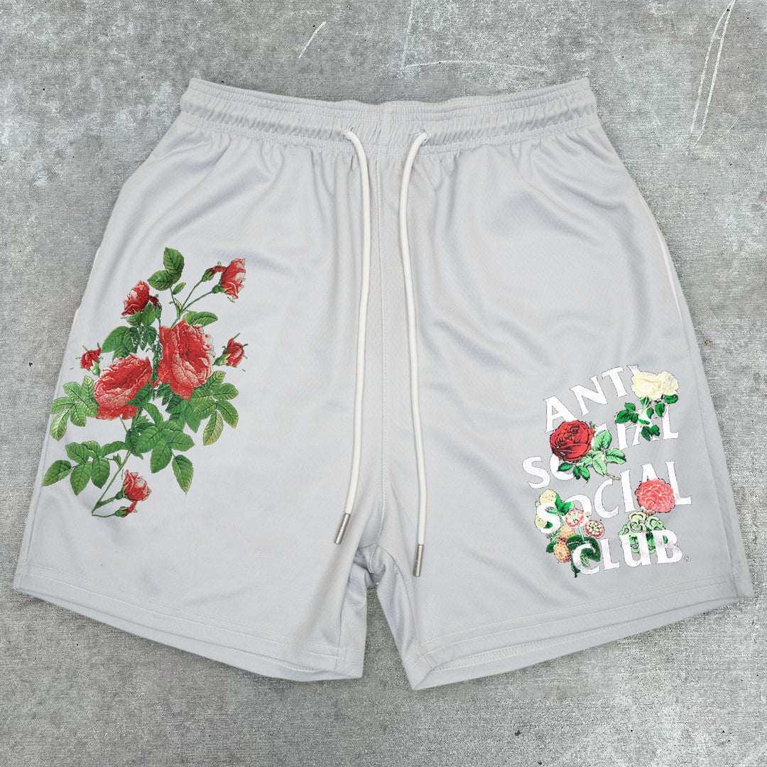 Red Rose Tide Street Shorts